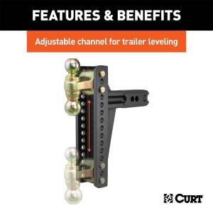 CURT - CURT Adjustable Channel Mount 45927 - Image 3