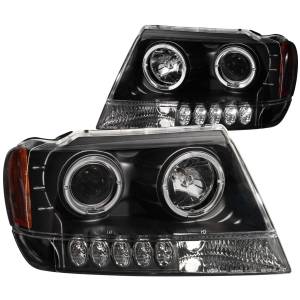 Anzo USA - Anzo USA Projector Headlight Set w/Halo 111043 - Image 1