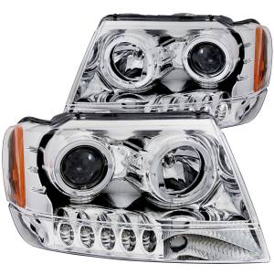 Anzo USA - Anzo USA Projector Headlight Set w/Halo 111044 - Image 1