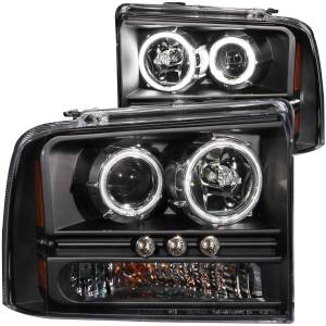 Anzo USA - Anzo USA Projector Headlight Set w/Halo 111117 - Image 1