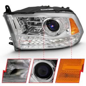 Anzo USA - Anzo USA Projector Headlight Set w/Halo 111140 - Image 3