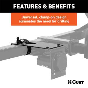 CURT - CURT Trailer Wire Connector Bracket 57202 - Image 3