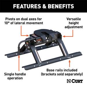 CURT - CURT Q5 Fifth Wheel Hitch 16116 - Image 3