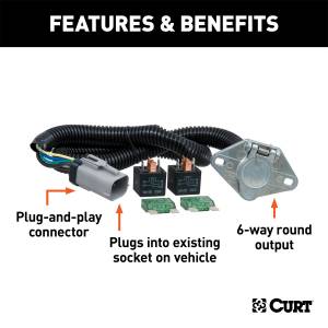 CURT - CURT Custom Wiring Connector 55029 - Image 2