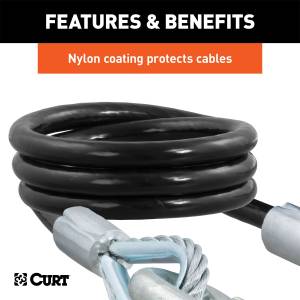 CURT - CURT Nylon Coated Safety Cable 80176 - Image 5