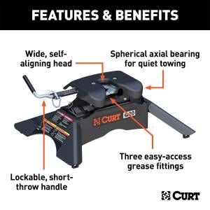 CURT - CURT Q20 Fifth Wheel Hitch 16130 - Image 3