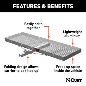 CURT - CURT Bolt-Together Cargo Carrier 18100 - Image 2