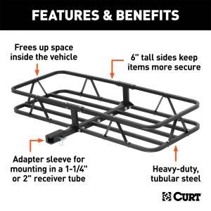 CURT - CURT Basket Style Cargo Carrier 18145 - Image 3