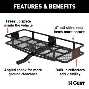 CURT - CURT Basket Style Cargo Carrier 18150 - Image 3