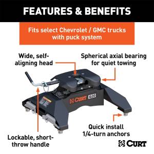 CURT - CURT Q20 Fifth Wheel Hitch 16065 - Image 2