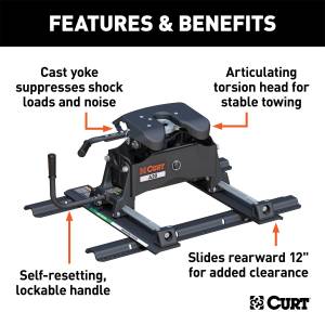 CURT - CURT A20 Fifth Wheel Hitch 16641 - Image 3