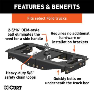 CURT - CURT OEM Style Gooseneck Hitch 60700 - Image 2