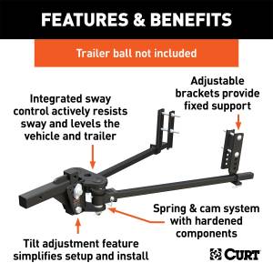 CURT - CURT Weight Distribution System 17499 - Image 3