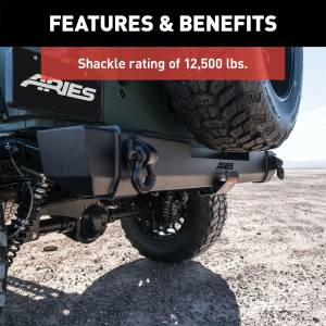 ARIES - ARIES TrailCrusher Rear Bumper 2157000 - Image 5