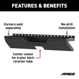 ARIES - ARIES TrailChaser Rear Bumper Center Section 2081025 - Image 4