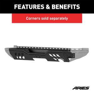 ARIES - ARIES TrailChaser Rear Bumper Center Section 2081020 - Image 5