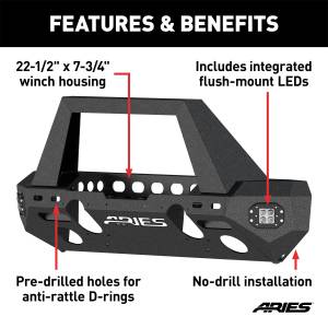 ARIES - ARIES TrailChaser Front Bumper 2082046 - Image 4