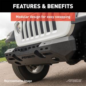 ARIES - ARIES TrailChaser Front Bumper 2082048 - Image 3