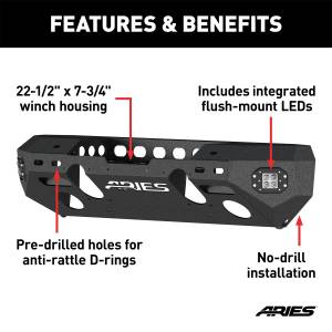 ARIES - ARIES TrailChaser Front Bumper 2082044 - Image 2