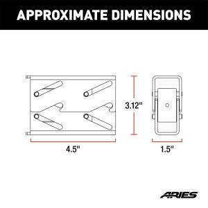 ARIES - ARIES Replacement Headache Rack Stake Pocket Anchors 2090613 - Image 2