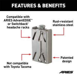 ARIES - ARIES Replacement Headache Rack Stake Pocket Anchors 2090613 - Image 3