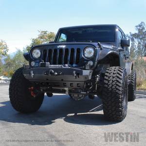 Westin - Westin WJ2 Stubby Front Bumper w/Bull Bar 59-80005 - Image 9