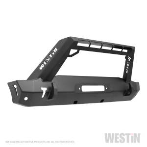 Westin - Westin WJ2 Stubby Front Bumper w/LED Light Bar Mount 59-80025 - Image 3