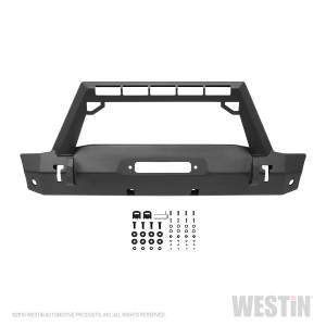 Westin - Westin WJ2 Stubby Front Bumper w/LED Light Bar Mount 59-80025 - Image 4