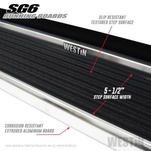 Westin - Westin SG6 Running Boards 27-64710 - Image 3