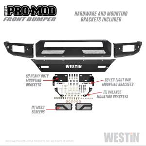 Westin - Westin Pro-Mod Front Bumper 58-41005 - Image 1