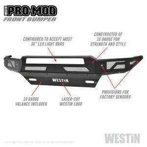 Westin - Westin Pro-Mod Front Bumper 58-41005 - Image 2