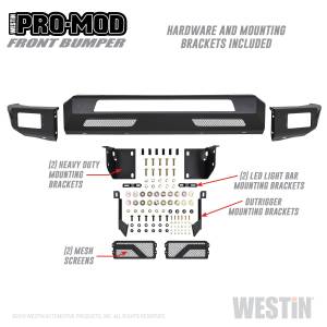 Westin - Westin Pro-Mod Front Bumper 58-41075 - Image 4