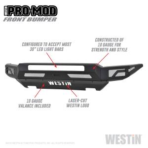 Westin - Westin Pro-Mod Front Bumper 58-41145 - Image 1