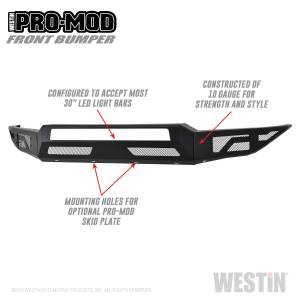 Westin - Westin Pro-Mod Front Bumper 58-41175 - Image 2