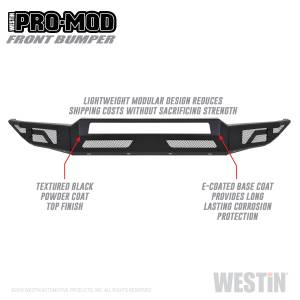 Westin - Westin Pro-Mod Front Bumper 58-41175 - Image 4