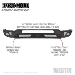 Westin - Westin Pro-Mod Front Bumper 58-41205 - Image 3