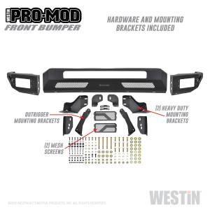 Westin - Westin Pro-Mod Front Bumper 58-41205 - Image 4