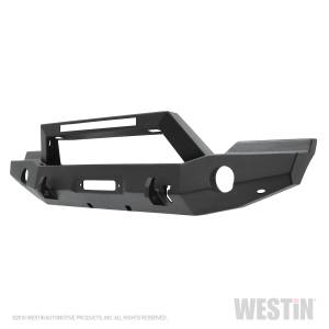 Westin - Westin WJ2 Full Width Front Bumper w/LED Light Bar Mount 59-80055 - Image 2