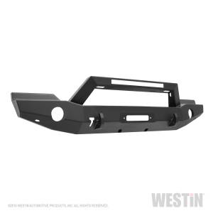 Westin - Westin WJ2 Full Width Front Bumper w/LED Light Bar Mount 59-80055 - Image 3