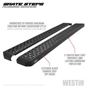 Westin - Westin Grate Steps Running Boards 27-74705 - Image 2