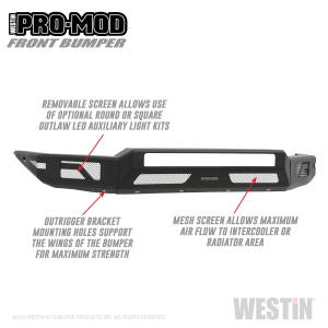 Westin - Westin Pro-Mod Front Bumper 58-41045 - Image 2