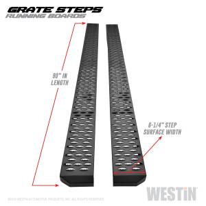 Westin - Westin Grate Steps Running Boards 27-74745 - Image 2