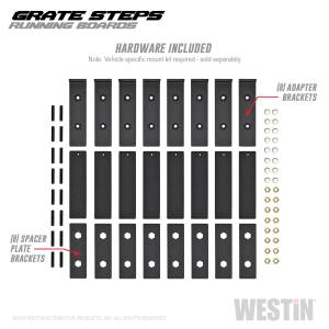 Westin - Westin Grate Steps Running Boards 27-74745 - Image 4