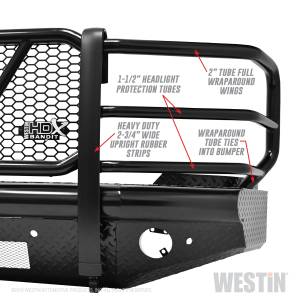 Westin - Westin HDX Bandit Front Bumper 58-31155 - Image 3