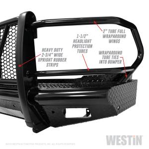 Westin - Westin HDX Bandit Front Bumper 58-31175 - Image 4