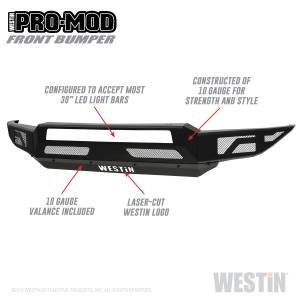 Westin - Westin Pro-Mod Front Bumper 58-41015 - Image 2