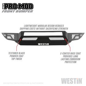 Westin - Westin Pro-Mod Front Bumper 58-41015 - Image 4