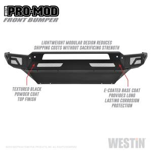 Westin - Westin Pro-Mod Front Bumper 58-41025 - Image 4