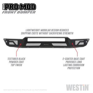 Westin - Westin Pro-Mod Front Bumper 58-41035 - Image 3