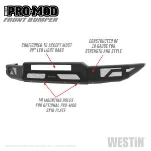 Westin - Westin Pro-Mod Front Bumper 58-41055 - Image 1